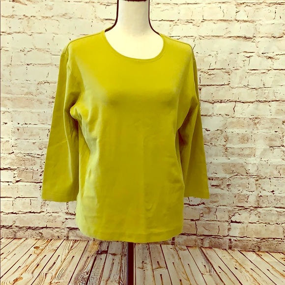 Chico's Tops - 🍁🍂Chicos three-quarter sleeve cotton top